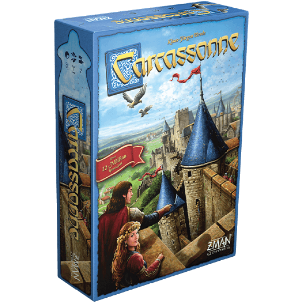 Настільна гра Каркассон 2.0 + Річка + Абат (Carcassonne 2.0 + The River + Abbot) EN