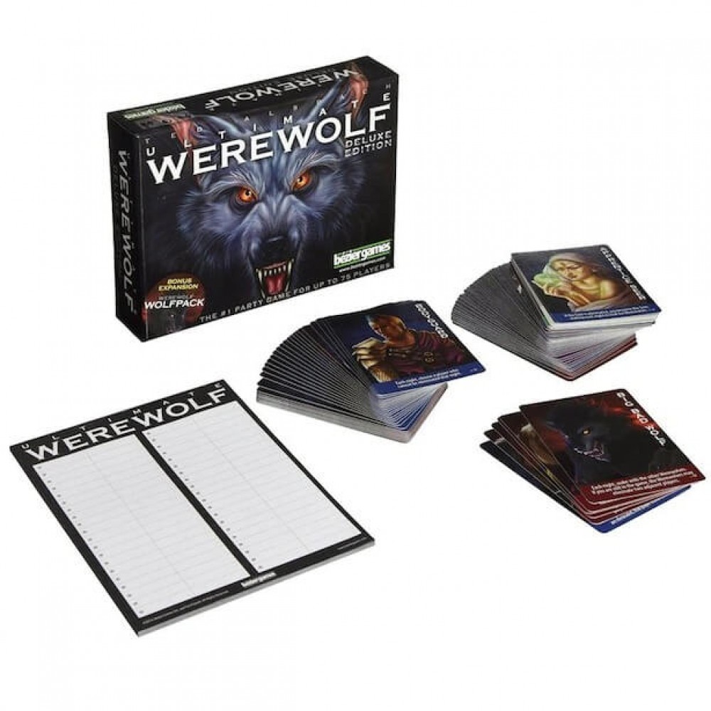 Ultimate Werewolf Deluxe Edition Party Game – Bezier Games, Factory Sealed, 5+ Players