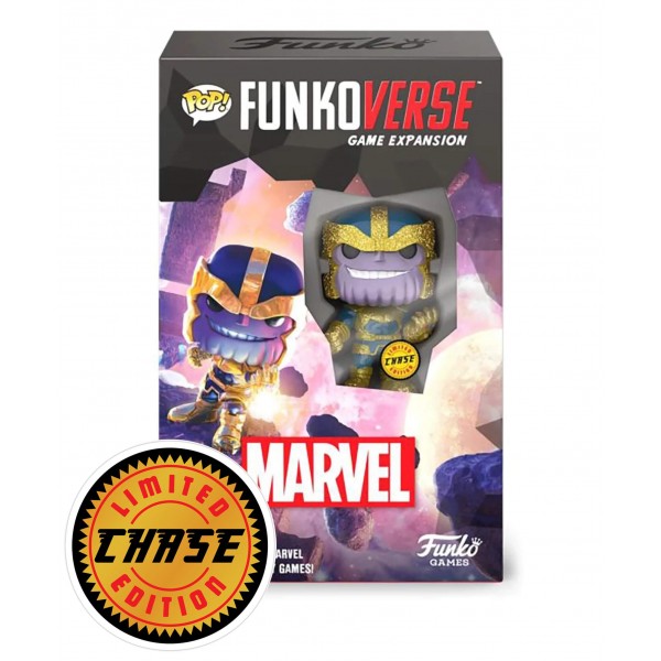 Додаток до настільної гри Funkoverse 101 Marvel Thanos Limited CHASE Edition (Фанко Верс Марвел Танос: лімітована версія) EN