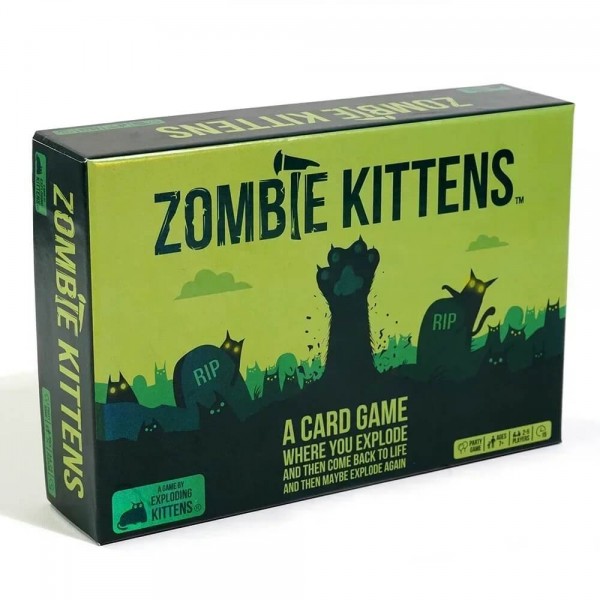Настільна гра Exploding Kitten Zombie Kittens (Вибухові кошенята Зомбі) EN