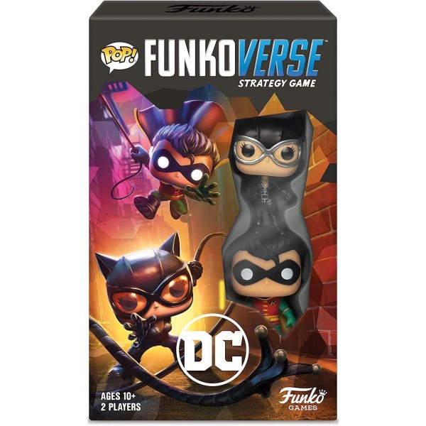 Настільна гра Funko Pop! Funkoverse Strategy Game: DC 101 – Expandalone (Фанковерс Робін та Жінка-кішка) EN