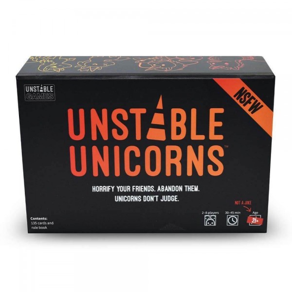 Настільна гра Unstable Unicorns: NSFW (Злий єдиноріг 18+) EN